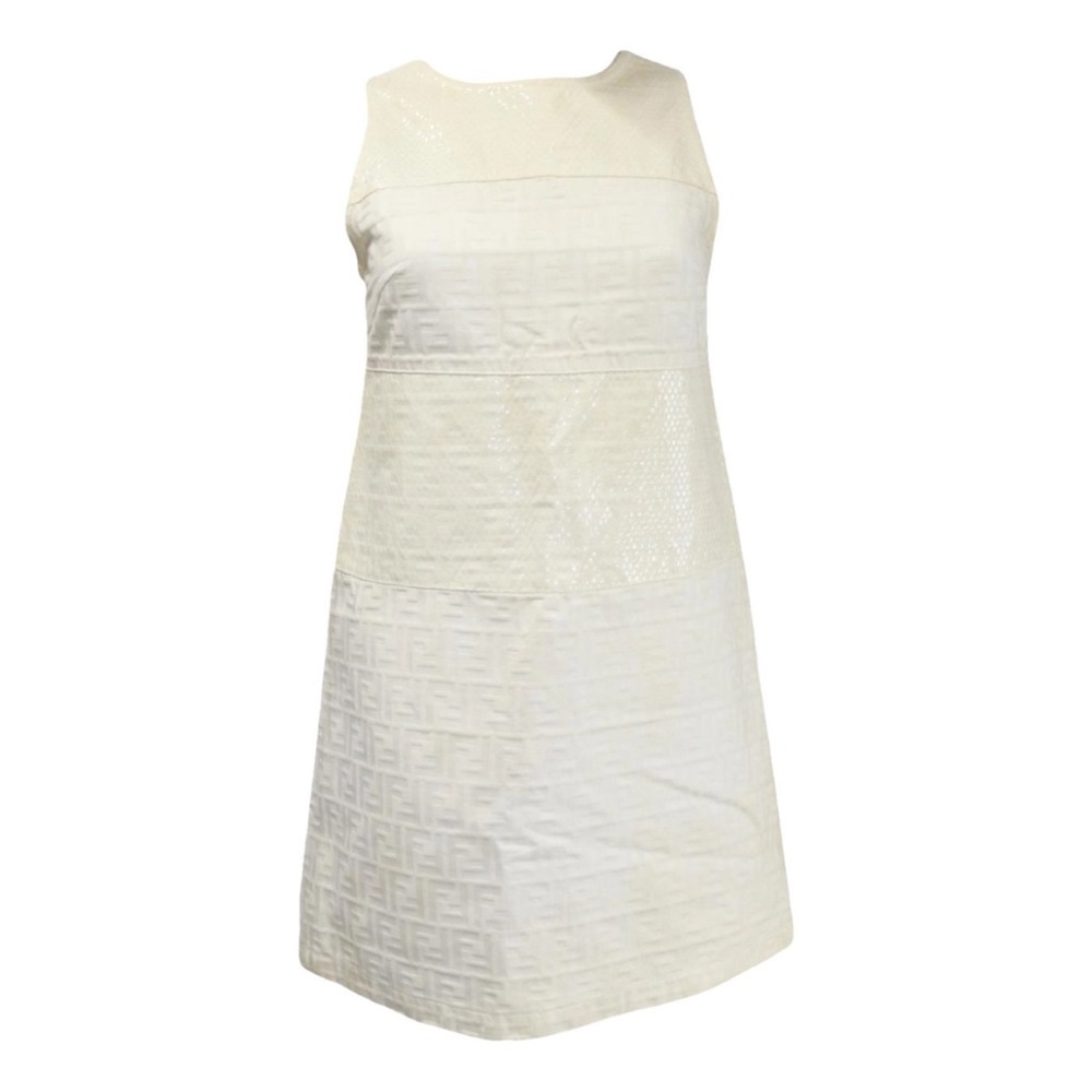 Vintage Fendi Cream Mini Dress
